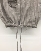 Edinburgh pleated blouse (2color)