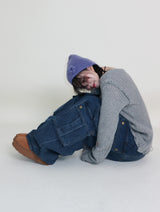Zelda Double Pocket String Wide Denim Pants