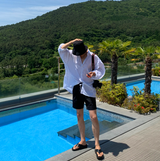 ビードスティックメタルアンクレット