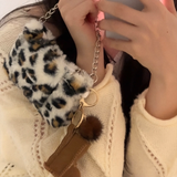 leopard chain wallet bag (3color)