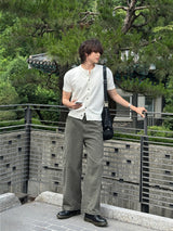 LMN Er Slit Wide Pants (3 colors)