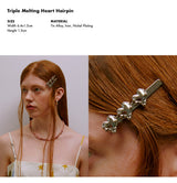 Triple Melting Heart Hairpin