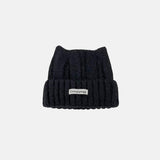 Unisex オーバーサイズキャットイヤーニットビーニー
