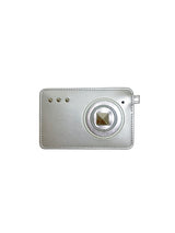 CAMERA CARD WALLET SILVER