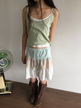 Slough punched sleeveless top (3color)
