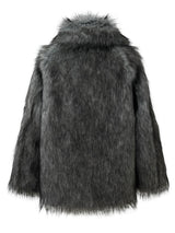 dual shade faux fur jacket (2color)