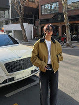 3 TAP Karl Oxford Bicolor Jacket (2color)