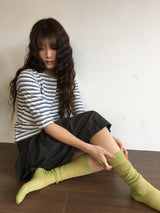 Ruben See-Through Knee Socks (2color)