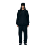 BASIC LOGO SWEAT PANTS [BLACK]