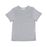 90's scallop stitch neck t-shirt (GREY)