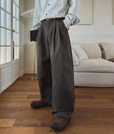 Ber Side Tuck Wide Pants