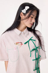 Dear Days Petal Boxy Shirt (Pink)