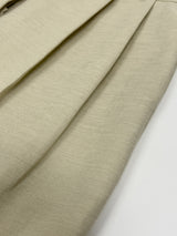 Ber Linen Two Tuck Wide Slacks