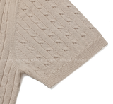 nade Cool Cable Collar Short Pant Knit