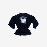 Luluan Track Fleece Cancan One Piece