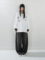 (UNISEX) 89 Line Long Sleeve T-shirt