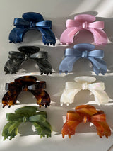 Arch ribbon hair clip (8color)