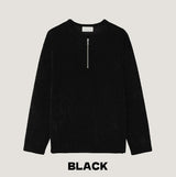 リブジッパーヘンリーネック