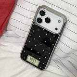 [Epoxy] ミニステッチ(black)シルバーバンパーケース