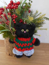 Keyring Acc 'Cowichan knit' - 3 Color