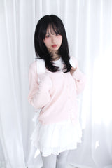 Pastel Round Knitwear Cardigan (2colors)