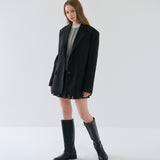 Over-sized Tailored Jacket_Black
