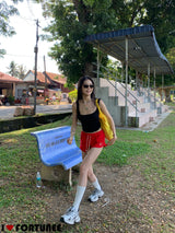 テイルレッドバンディングミニショートパンツ