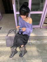 26SS★ [BAONHAUS] ケトン バンディング ロングスカート
