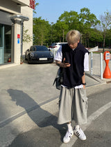 Hooded Sweat Vest 3C