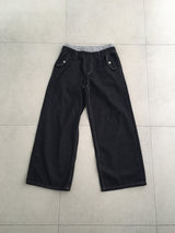 Banding layered non-fade denim