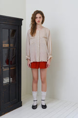 Light stripe shirt_beige