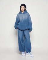25FW DENIM EFFECT ZURRY LONG PANTS NAVY