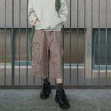 Wanderer cargo bermuda pants / Redish brown