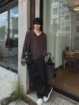 Talo Rib Henley Neck Knit