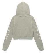 W STEM ZIP UP HOODIE KHAKI(CV2FSFM402A)