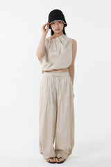 FLOW WIDE PANTS_BEIGE