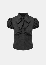 Aveline Bow Puff Blouse