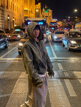  Nanjing vintage denim hooded jacket 