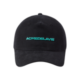 25SS TUFT EMBROIDERY LOGO BALLCAP BLACK