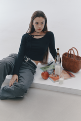  BLAIR STRAP TOP (BLACK)