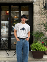 Ber balloon denim pants