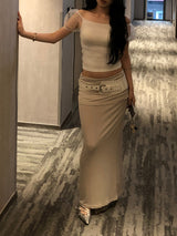 Mash Shirring Sleeveless T