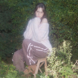 [RE] SWEET RIBBON SWEAT PANTS - BROWN/PINK