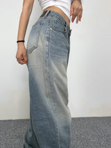 (UNISEX) WIDE OVERSIZED BALLOON LIGHT BLUE BOYFRIEND DENIM