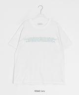 Sayano Lettering Over Fit Color Short Sleeve Tee