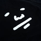 PEANUT STAIN - ピーナッツ フェイス ブラック オーバーサイズド Tシャツ