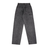 CARPENTER LOOSEFIT DENIM PANTS STONE BLACK