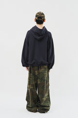 (MADE) Blue Star Softy Hoodie_Charcoal Navy