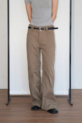 ステッチ2ボタンパンツ (Khaki/3size)
