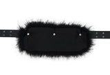 eyelet fur belt (2color)